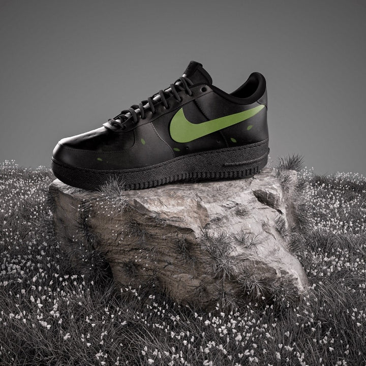 BLACK GREEN GROOT CUSTOM AIR FORCE 1 - Image 7