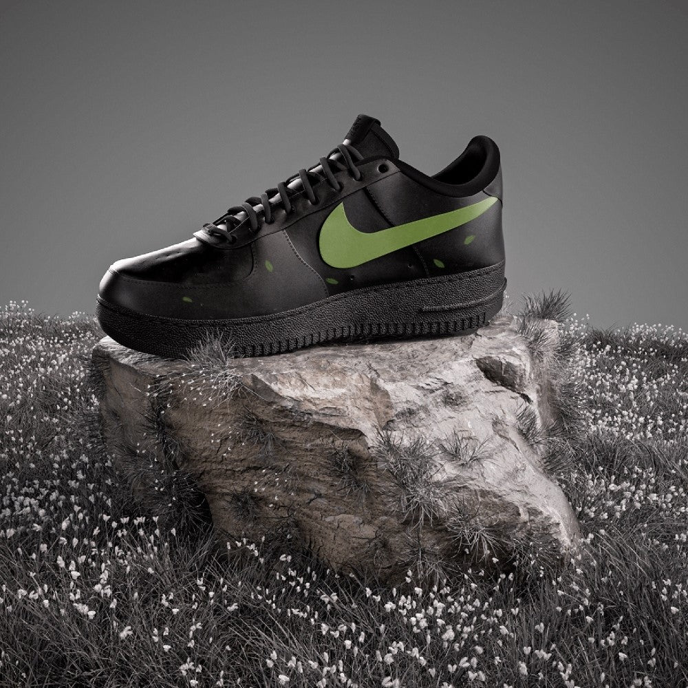 BLACK GREEN GROOT CUSTOM AIR FORCE 1 - Image 2