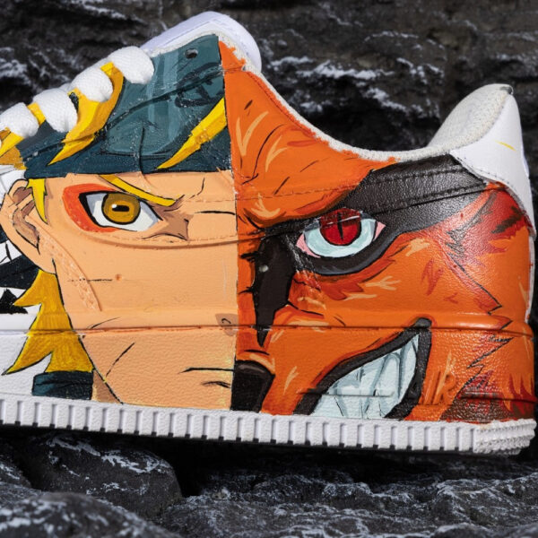 NARUTO AND KURAMA CUSTOM AIR FORCE 1 - Image 3