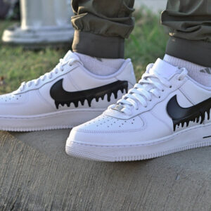 BLACK DRIP CUSTOM AIR FORCE 1