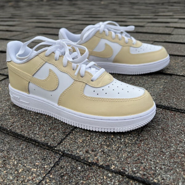 BEIGE CUSTOM AIR FORCE 1 - Image 4
