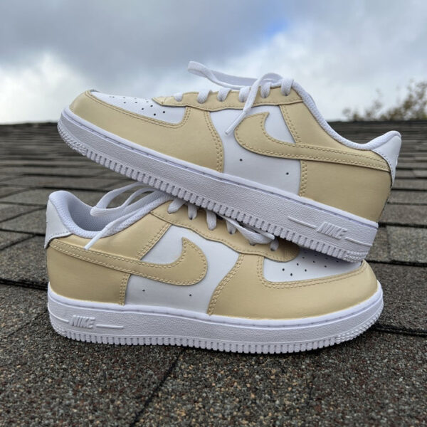 BEIGE CUSTOM AIR FORCE 1 - Image 5