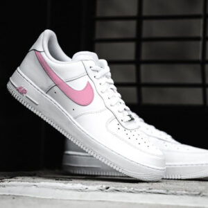 PINK SWOOSH CUSTOM AIR FORCE 1