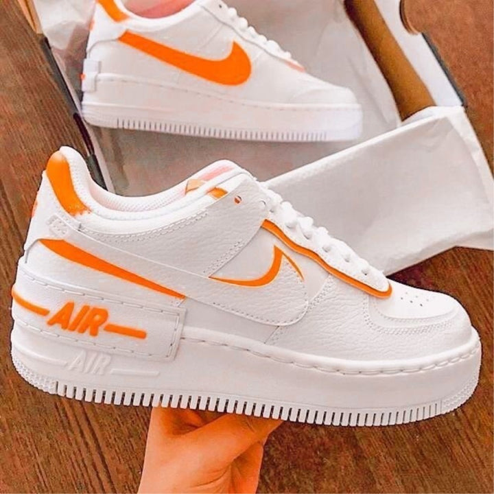 ORANGE CUSTOM AIR FORCE 1 SHADOW - Image 3