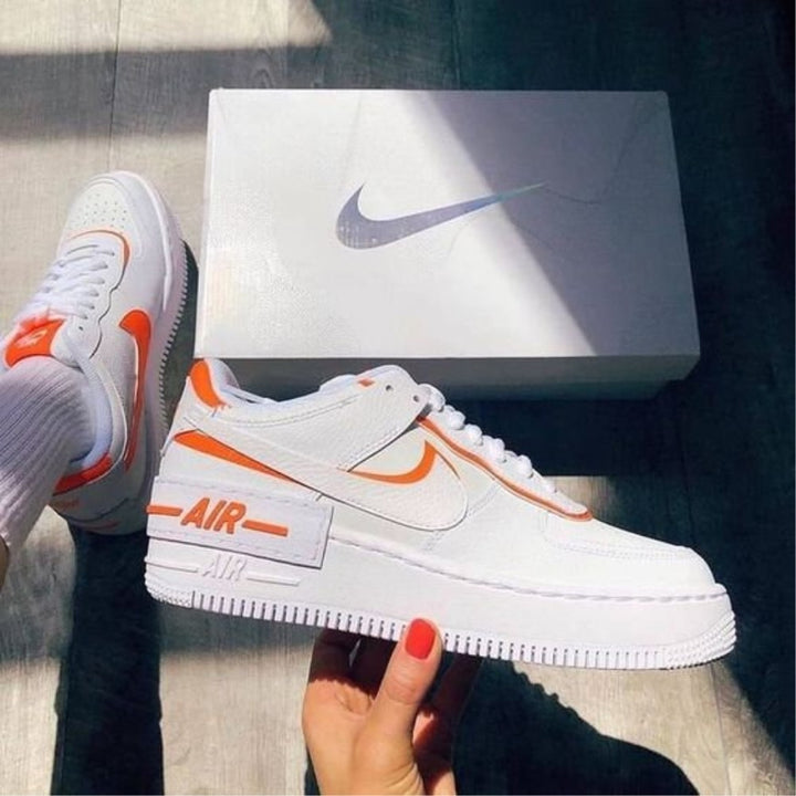 ORANGE CUSTOM AIR FORCE 1 SHADOW - Image 4
