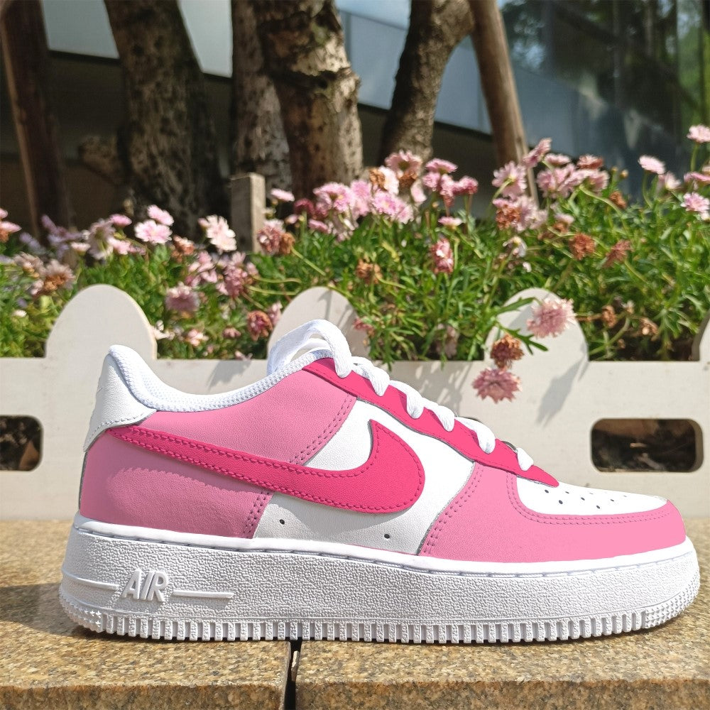 PINK CUSTOM AIR FORCE 1