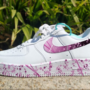 PINK SPLASH CUSTOM AIR FORCE 1
