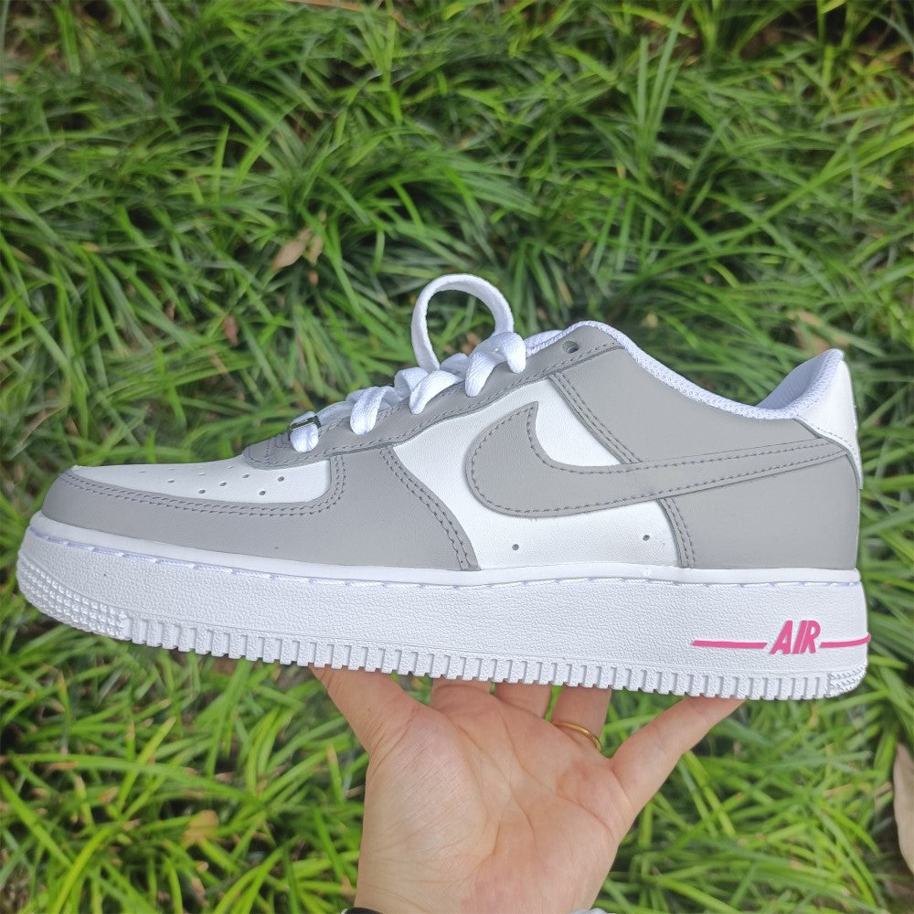 GRAY CUSTOM AIR FORCE 1