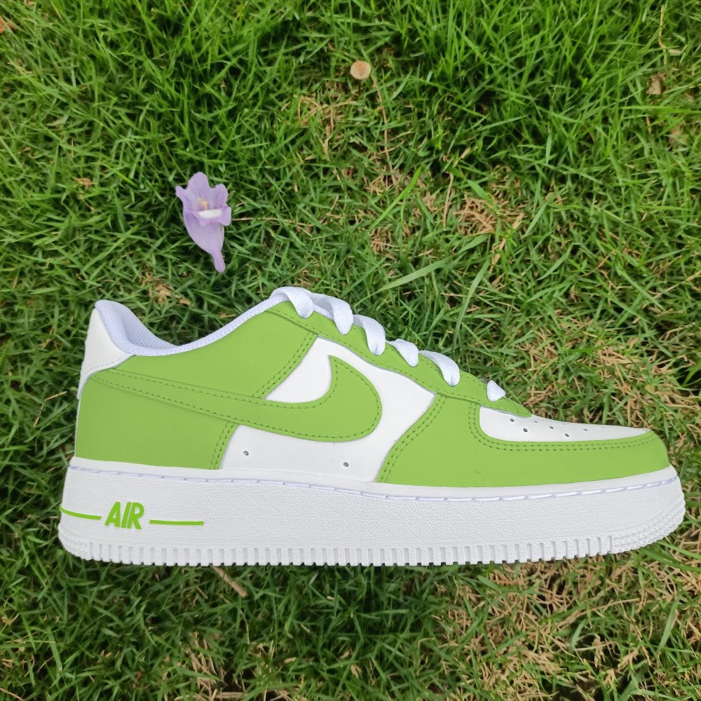 GREEN CUSTOM AIR FORCE 1