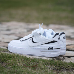 BLACK SHADOW WHITE CUSTOM AIR FORCE 1