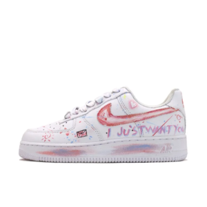 PINK PURPLE RED CUSTOM AIR FORCE 1