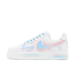 PINK BLUE STOP CUSTOM AIR FORCE 1
