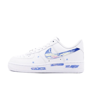 BLUE WHITE CLOUD CUSTOM AIR FORCE 1