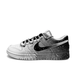 EXTRA LACE WHITE GRAY GRADIENT CUSTOM AIR FORCE 1