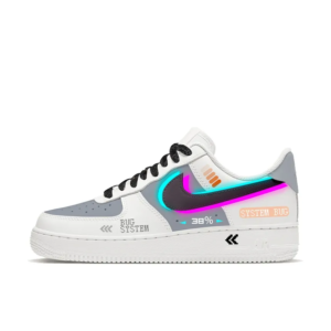 GRAY PURPLE BLUE BLACK CUSTOM AIR FORCE 1