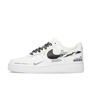POSITIVE ENERGY BLACK CUSTOM AIR FORCE 1
