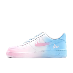 PINK BLUE CUSTOM AIR FORCE 1