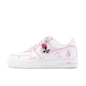 PINK WHITE CUSTOM AIR FORCE 1