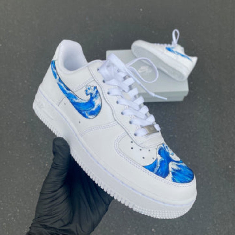 BLUE WAVE CUSTOM AIR FORCE 1