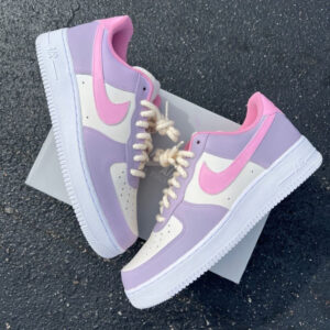 PURPLE PINK CUSTOM AIR FORCE 1