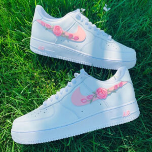 PINK ROSE CUSTOM AIR FORCE 1