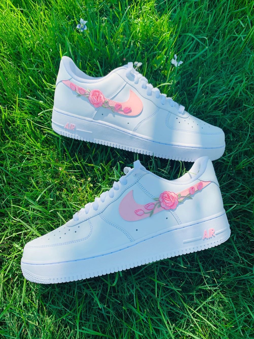 PINK ROSE CUSTOM AIR FORCE 1 - Image 2