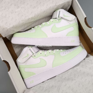 Nike Air Force 1 Light Green Custom