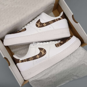 Nike Air Force 1 Brown LV Custom
