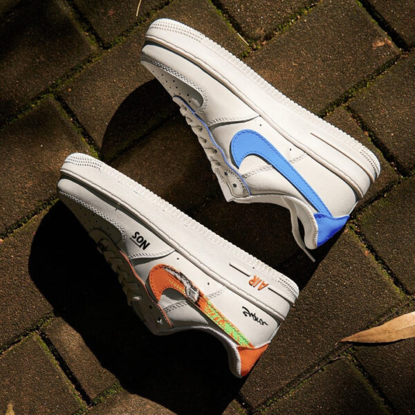 BLUE ORANGE GTR CUSTOM AIR FORCE 1 - Image 7