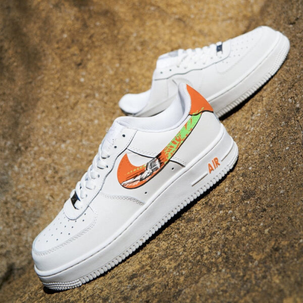 BLUE ORANGE GTR CUSTOM AIR FORCE 1 - Image 5
