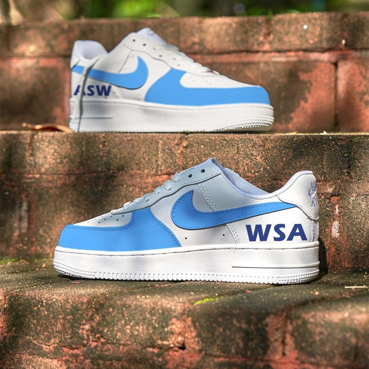 BLUE WHITE SKI CUSTOM AIR FORCE 1 - Image 7