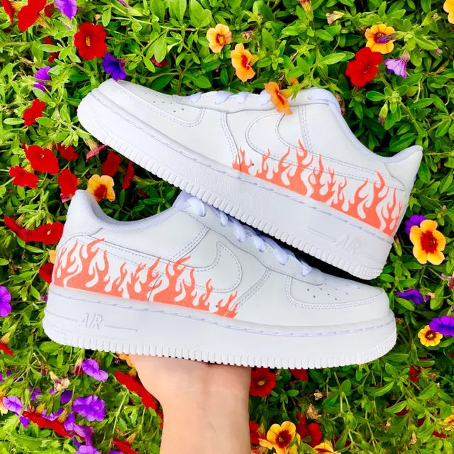 Custom Air Force 1 Neon Orange