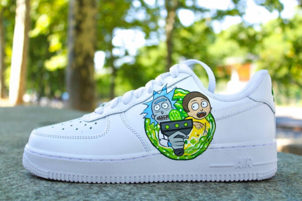 RICK AND MORTY CUSTOM AIR FORCE 1 - Image 3