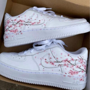 PINK SAKURA FLOWERS CUSTOM AIR FORCE 1
