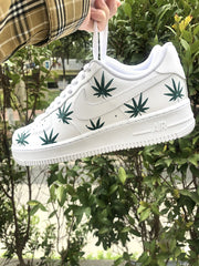 Custom Air Force 1 Green 420