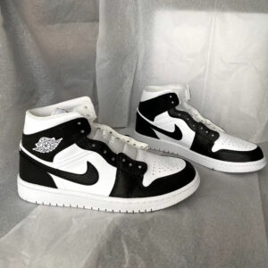 Black And White Air Jordan 1 Custom