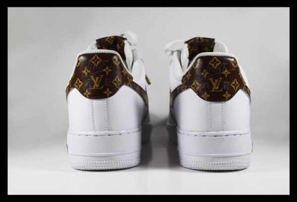 BROWN LV CUSTOM AIR FORCE 1 - Image 8