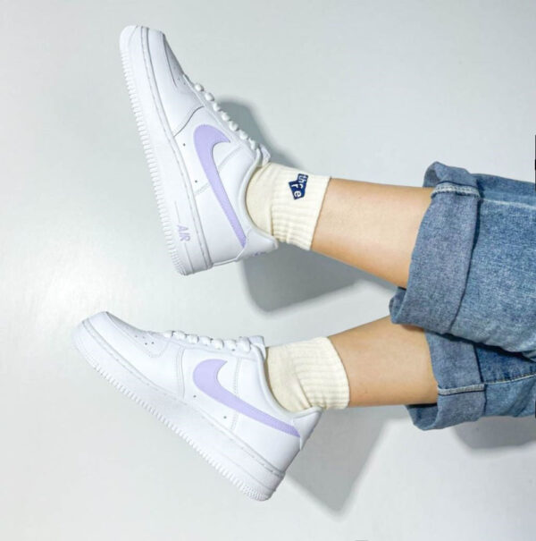BABY PURPLE CUSTOM AIR FORCE 1