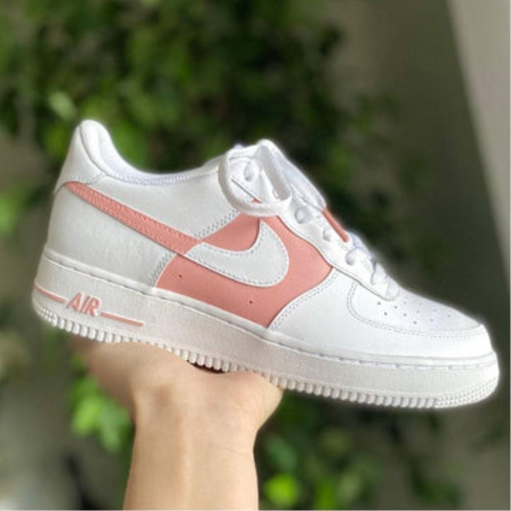 PINK WHITE CUSTOM AIR FORCE 1 - Image 2