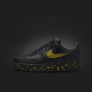 BLACK YELLOW SPOT CUSTOM AIR FORCE 1