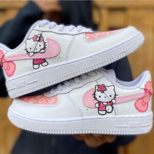 PINK HELLO KITTY CUSTOM AIR FORCE 1