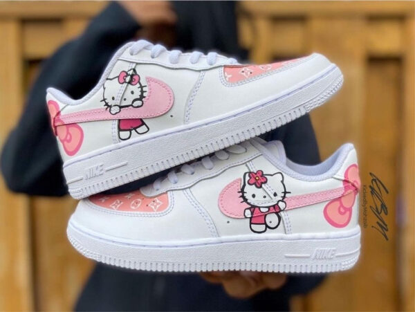 PINK HELLO KITTY CUSTOM AIR FORCE 1
