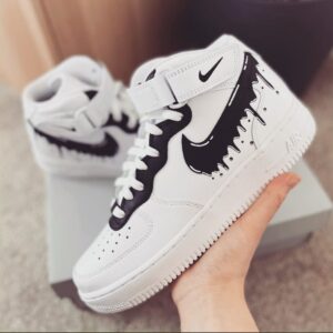 Custom Air Force 1 Mid Black