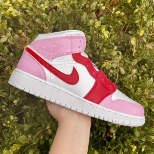 Custom Air Jordan 1 Valentines Alentines Colorblock ?????