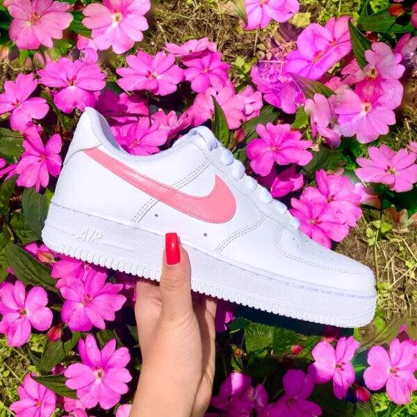 Custom Air Force 1 Watermelon Pink Pastel ??