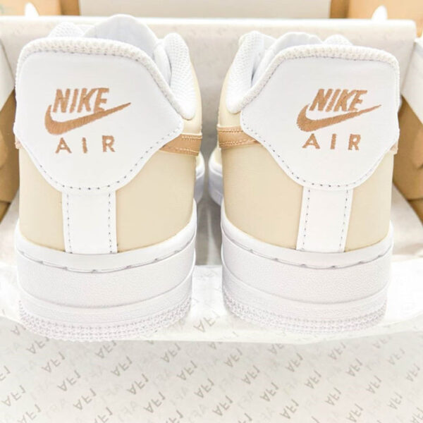 BEIGE CUSTOM AIR FORCE 1 - Image 6