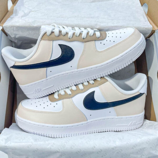 BEIGE BLACK CUSTOM AIR FORCE 1 - Image 5