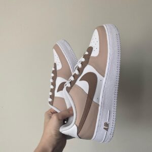 Custom Air Force 1 Brown Mocha