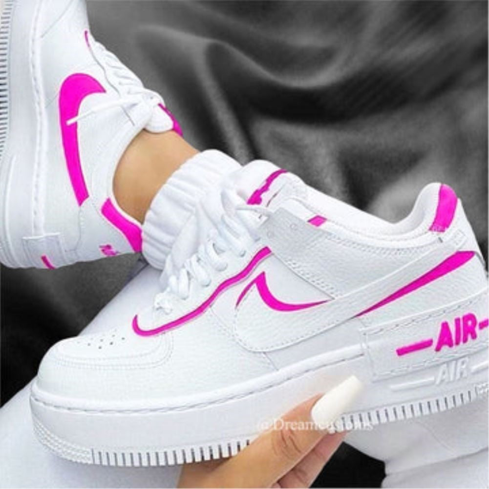 PURPLE PINK SHADOW CUSTOM AIR FORCE 1