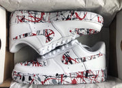 Custom Air Force 1'S Splattered